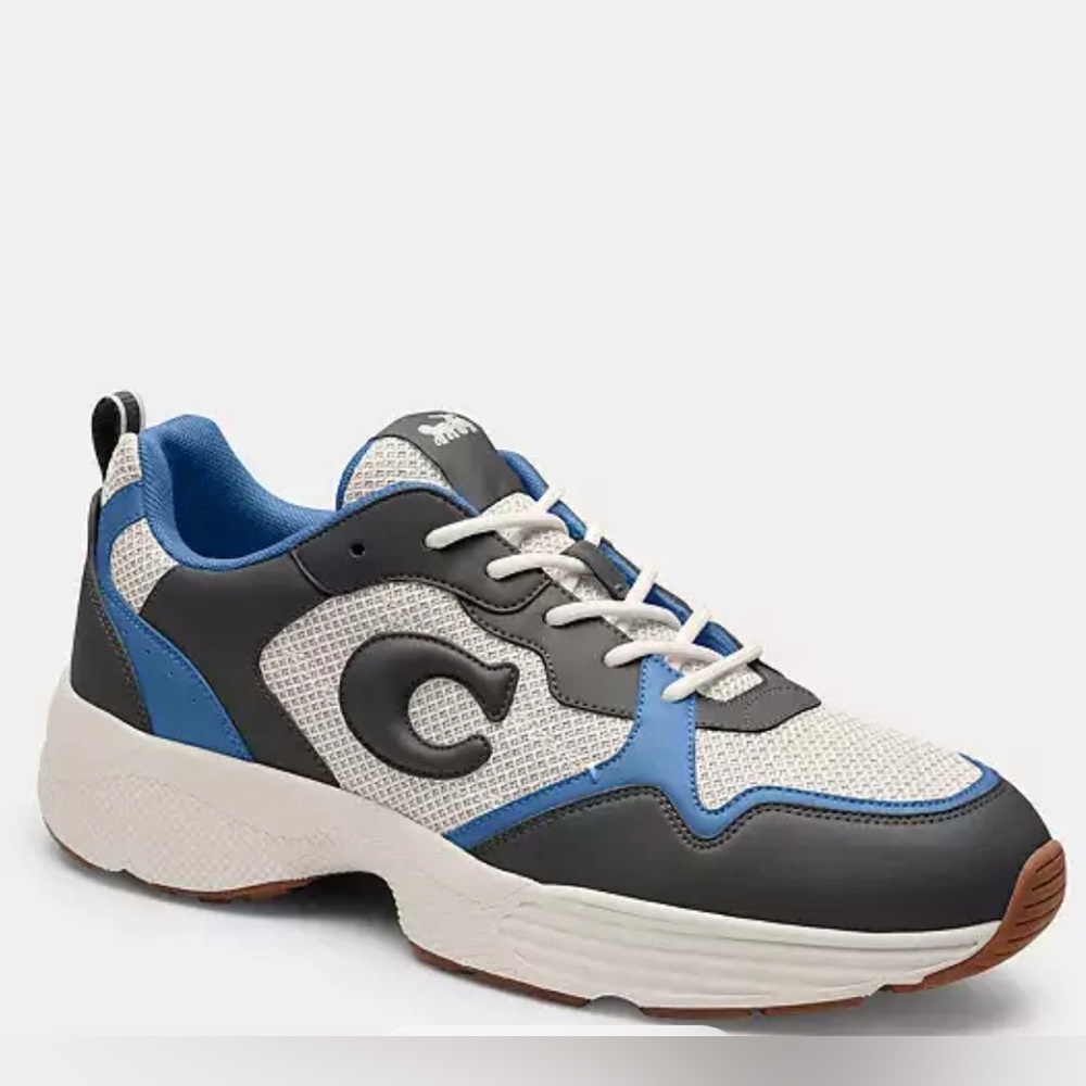 Coach Men's Blue and gray Athletic Shoes.     #15